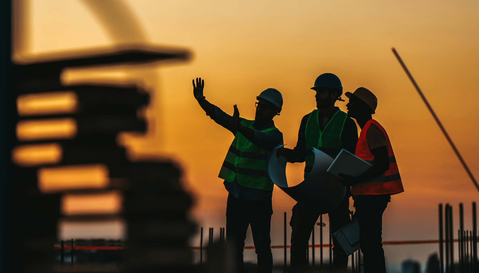 Chantier de construction en Afrique